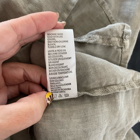 James Perse Linen Shift Dress size XL /size 4 NWT - Picture 9 of 10